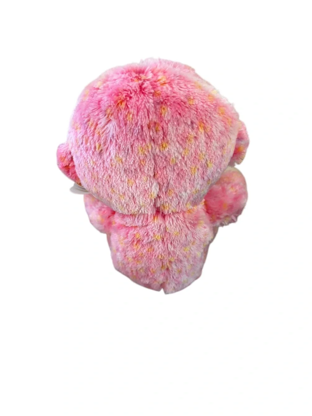 Ty Beanie Boos Ruby Pink Monkey Plush Glitter Eyes w/ Tags EUC